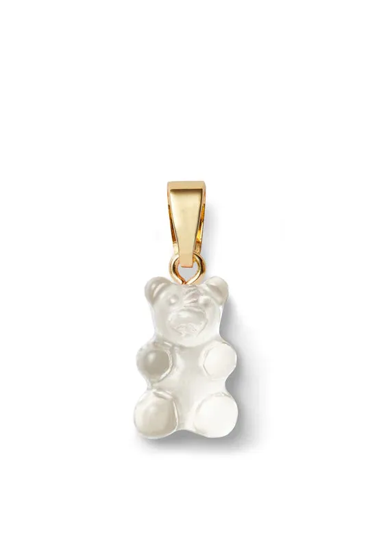 Nostalgia Bear Translucent Pendant, Gold Connector