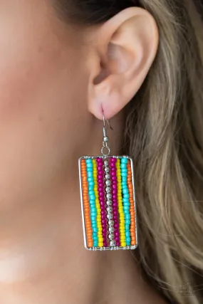 Paparazzi Beadwork Wonder Multi Seed Beads Earrings