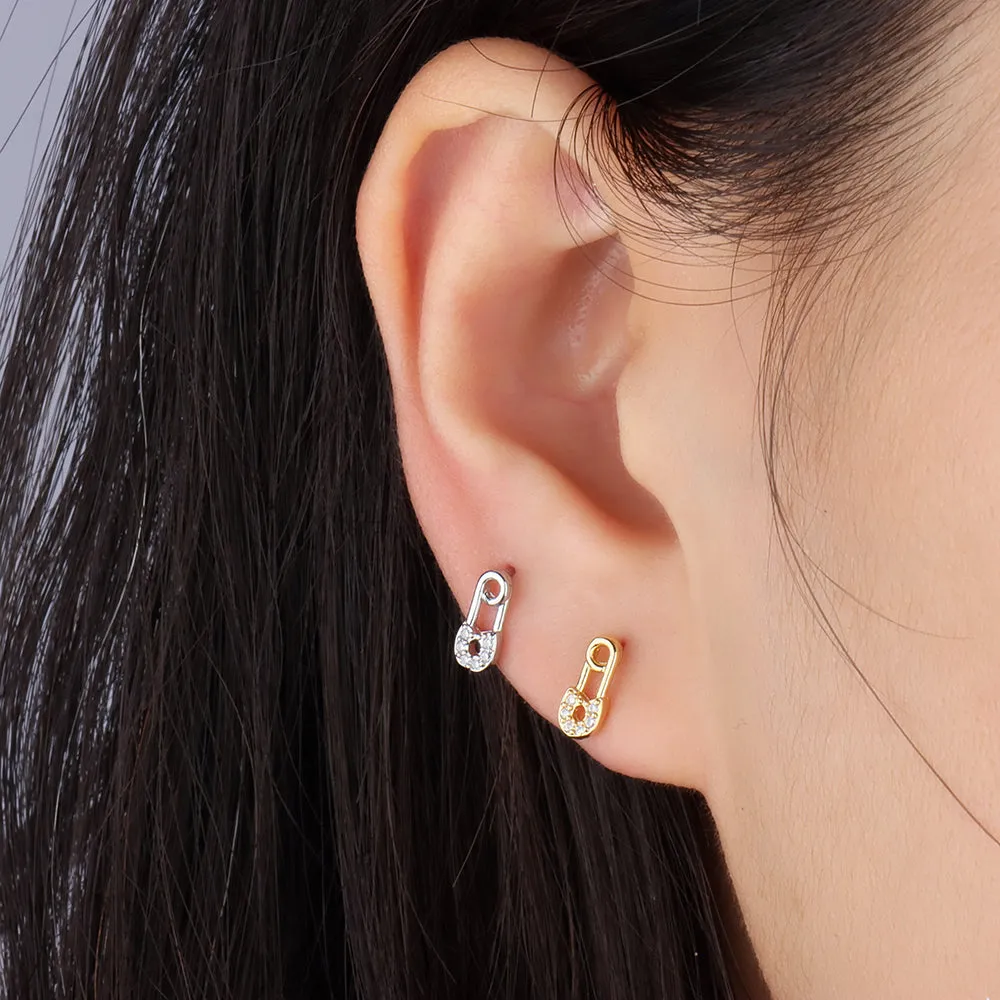 Paper Clip Studs