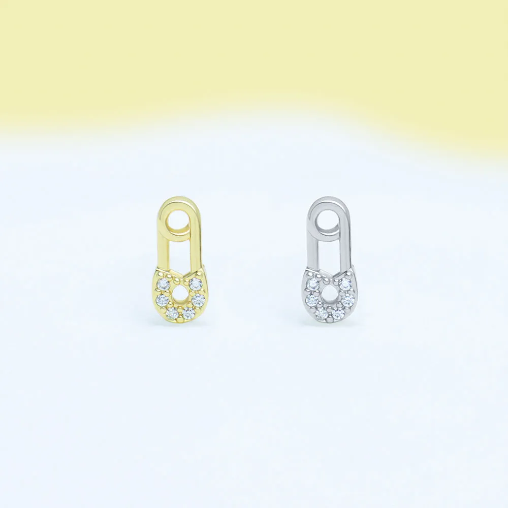 Paper Clip Studs