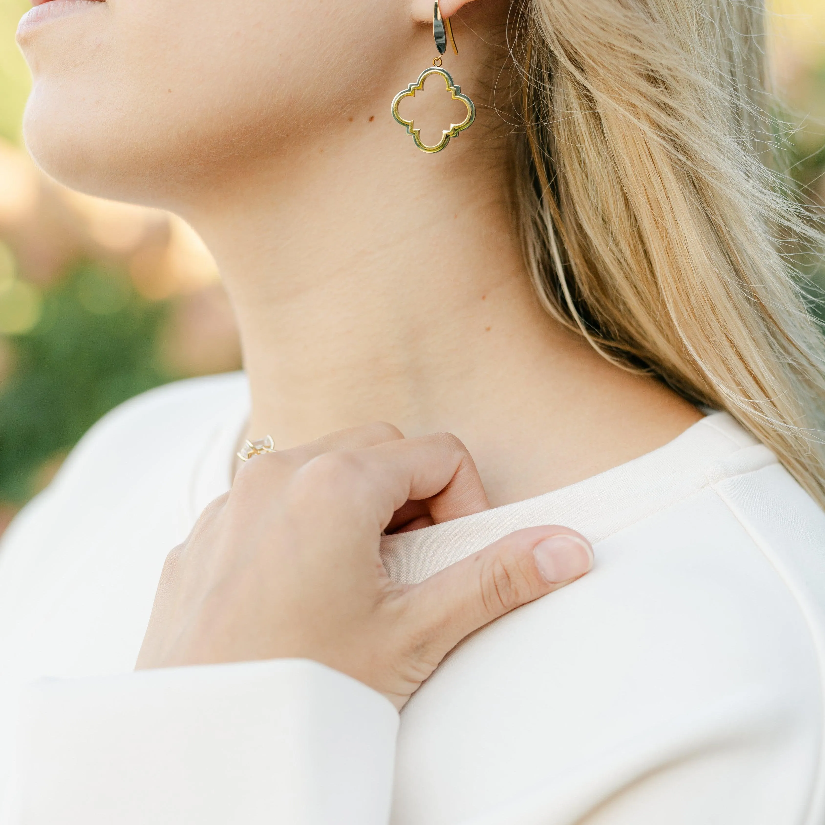 Quatrefoil Earrings