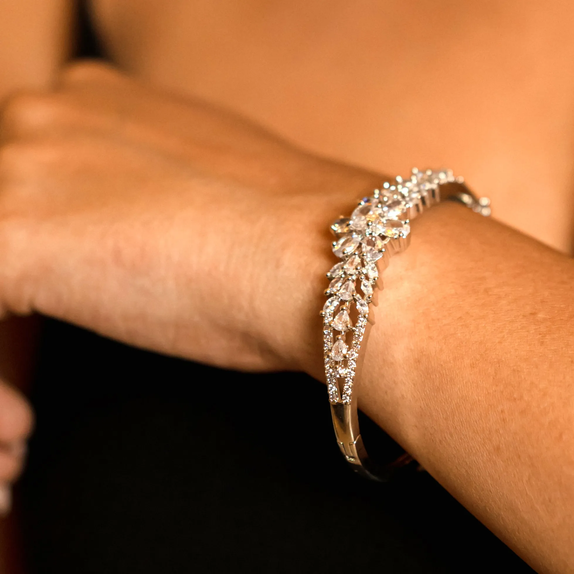 Radiance in White Rhodium Bracelet