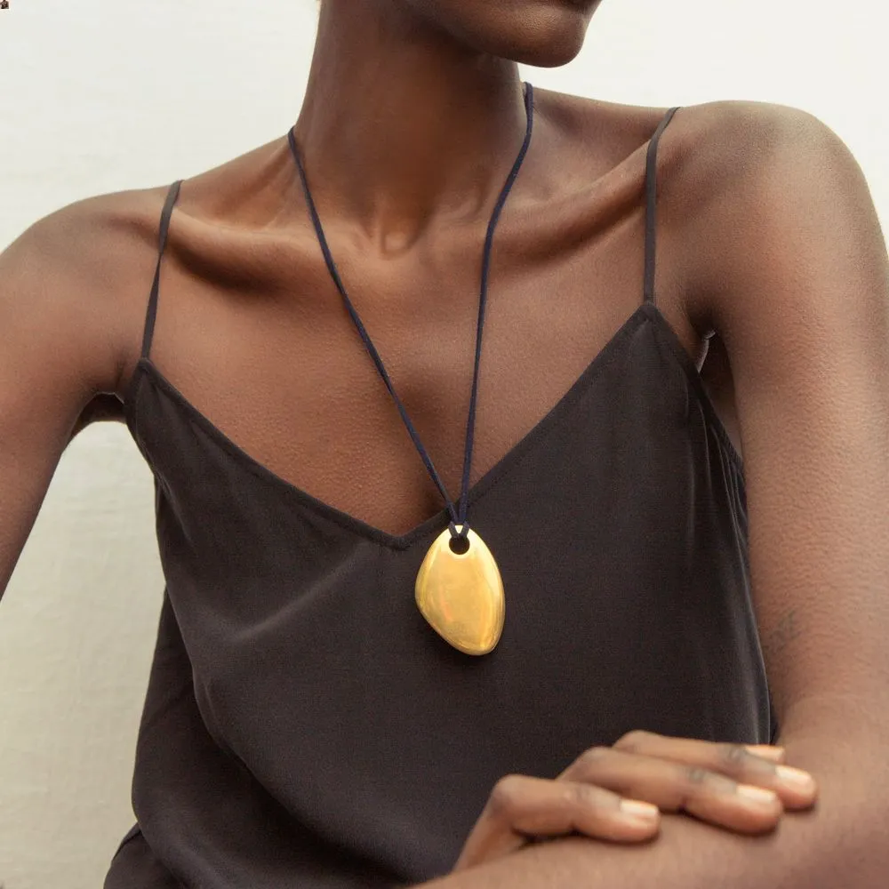 Sabi Organic Drop Pendant Necklace