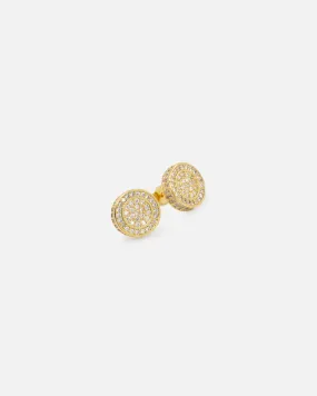 Saint Morta Stadium Earring Iced Gold