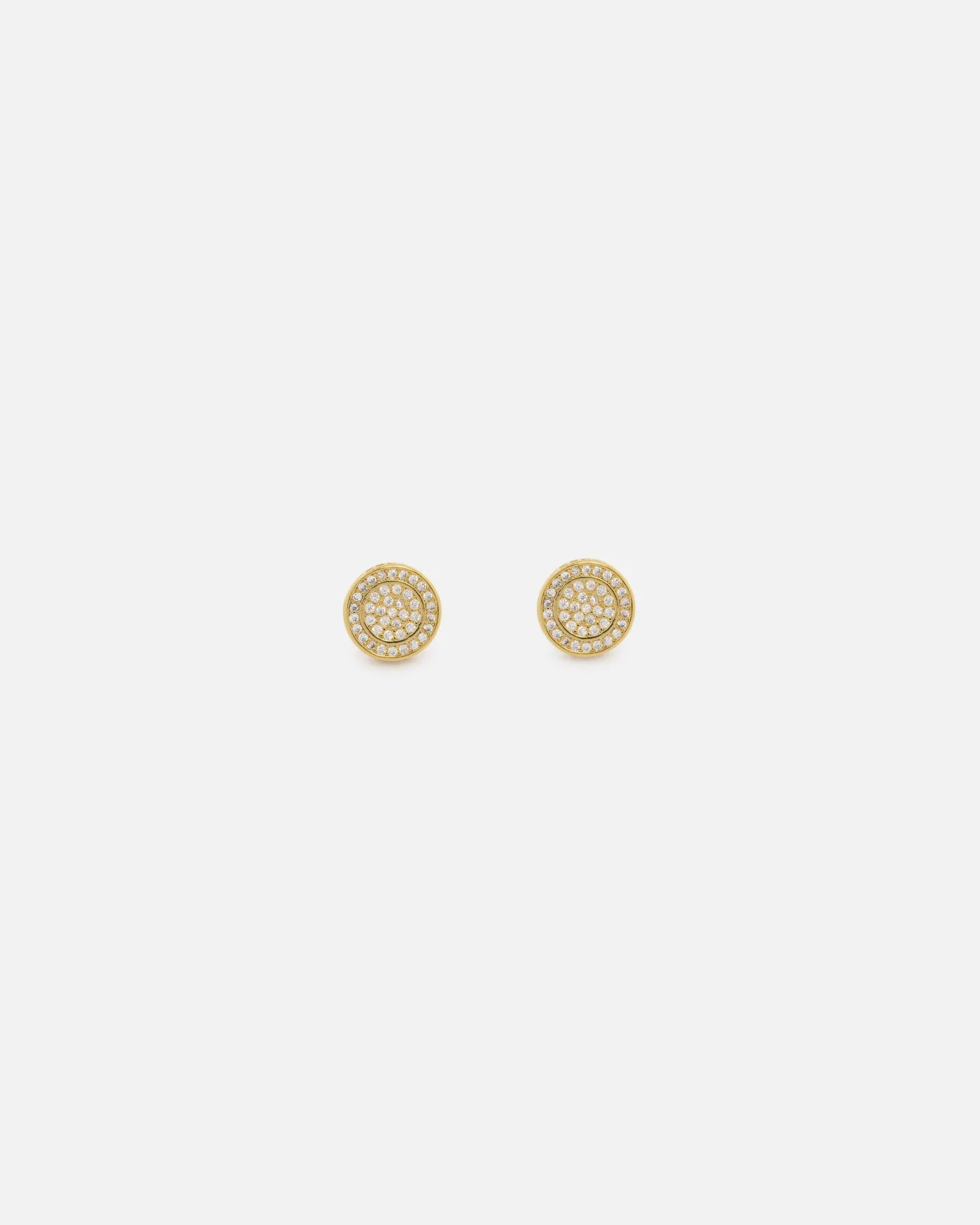 Saint Morta Stadium Earring Iced Gold