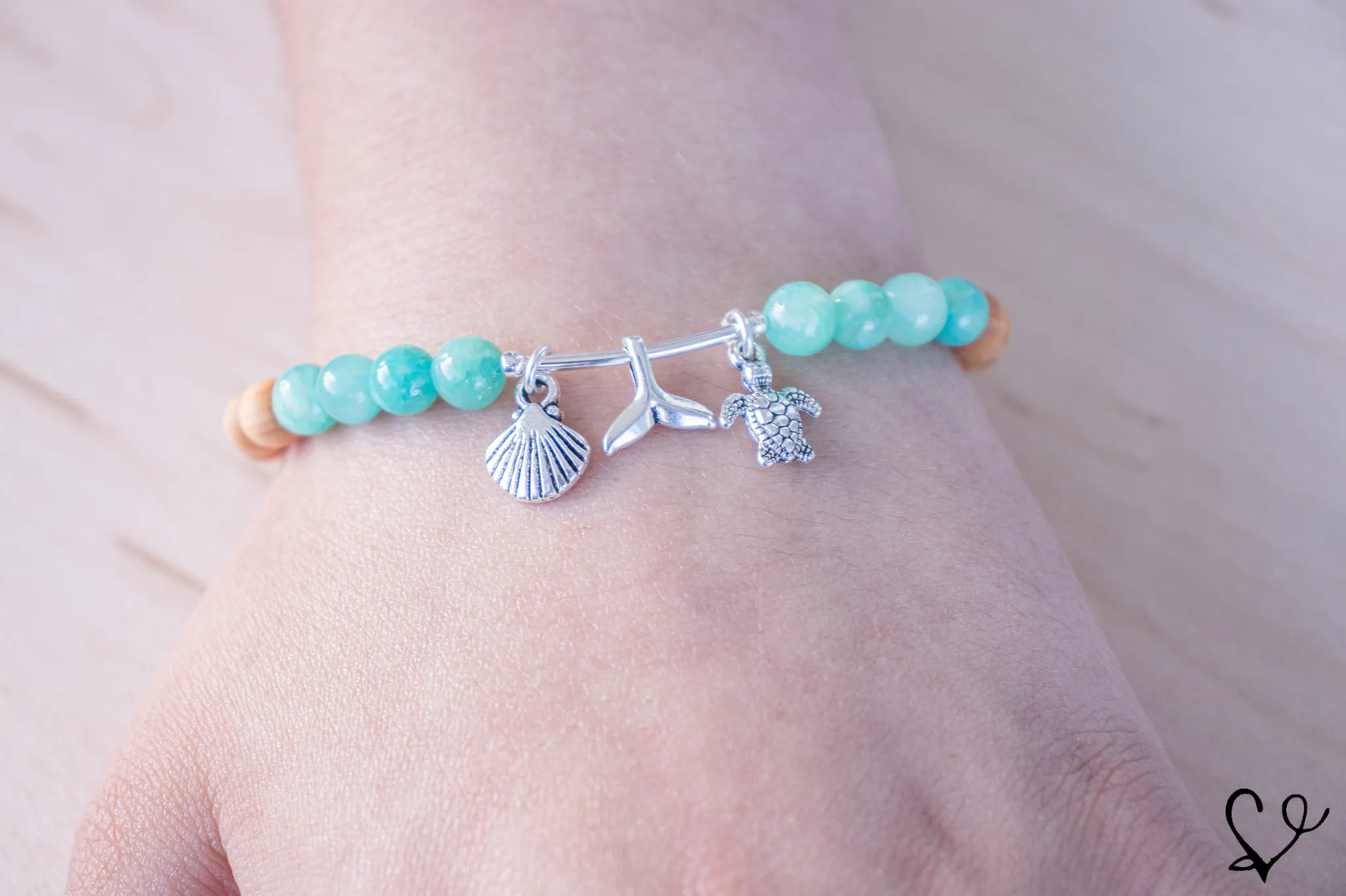 Sea Life Dainty Diffuser Essential Oil Bracelet