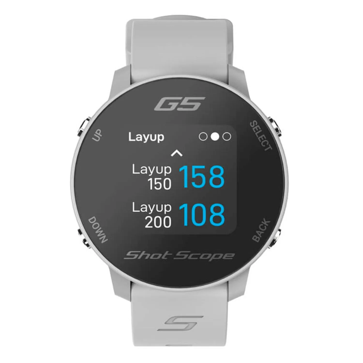 Shot Scope G5 GPS Golf Watch - Grey