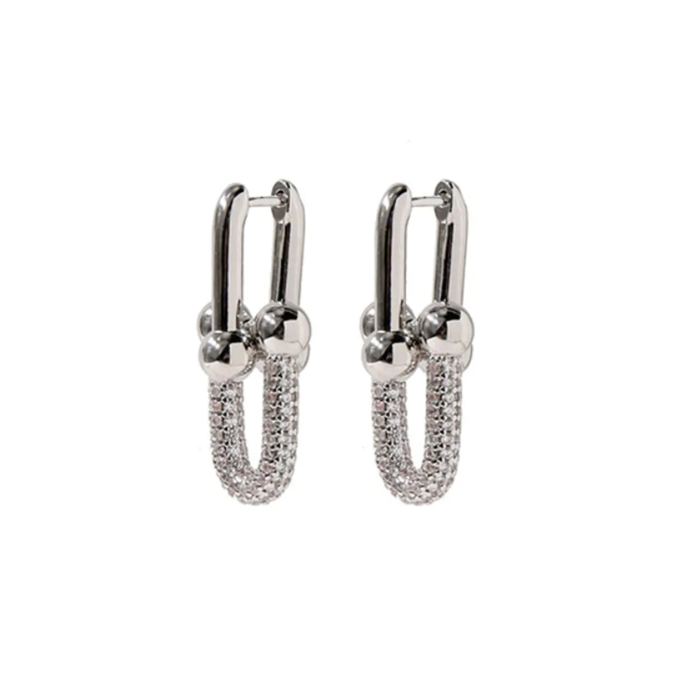 SILVER SOLANA EARRINGS