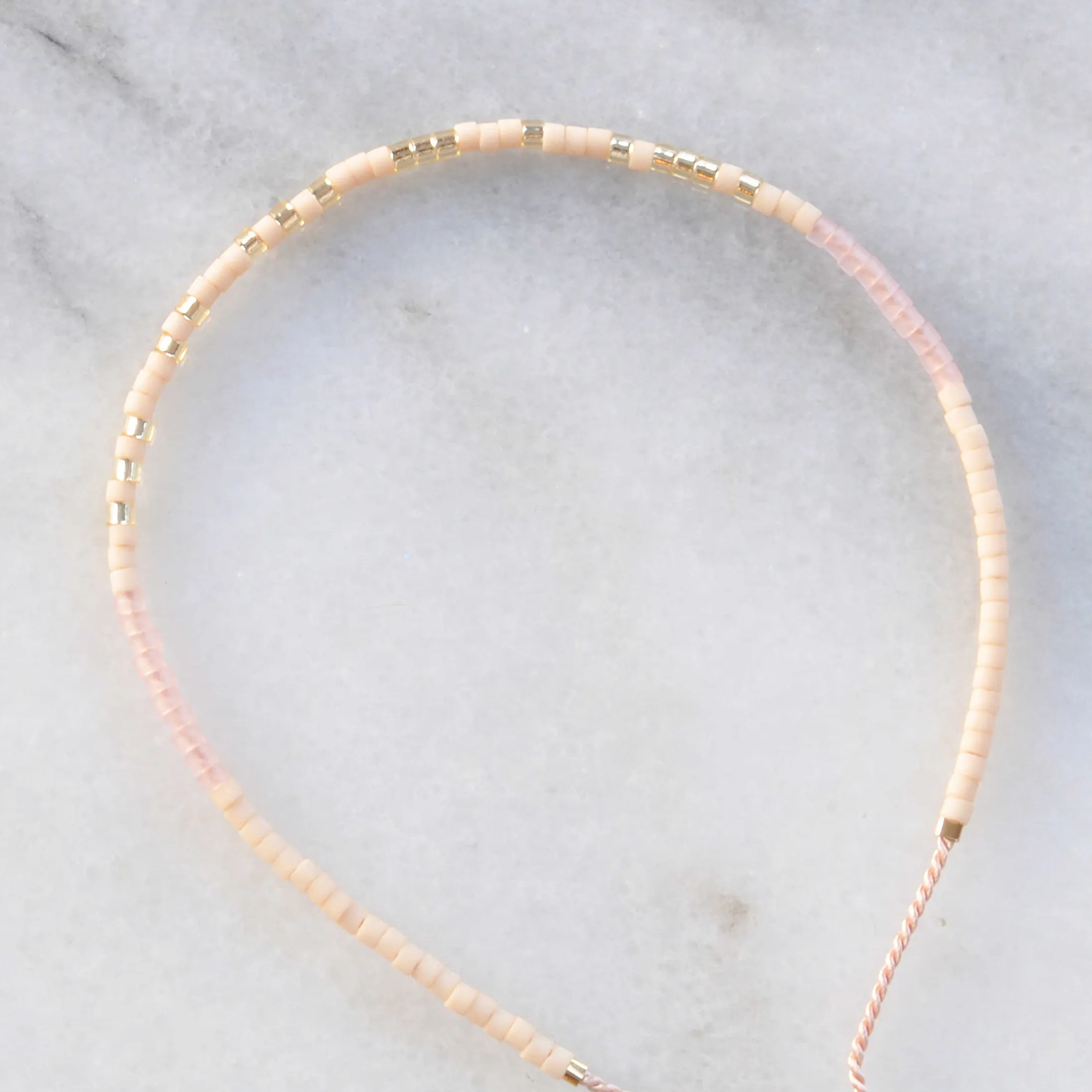 SISTER Morse Code String Bracelet