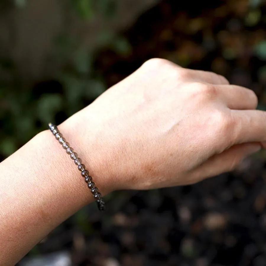 Smoky Quartz Delicate Bracelet