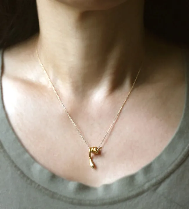 Snake Necklace No. 2 in 18K Gold Plate