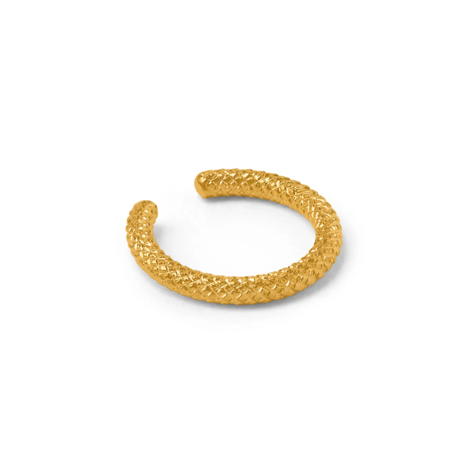 Snake Textured Ear Cuff