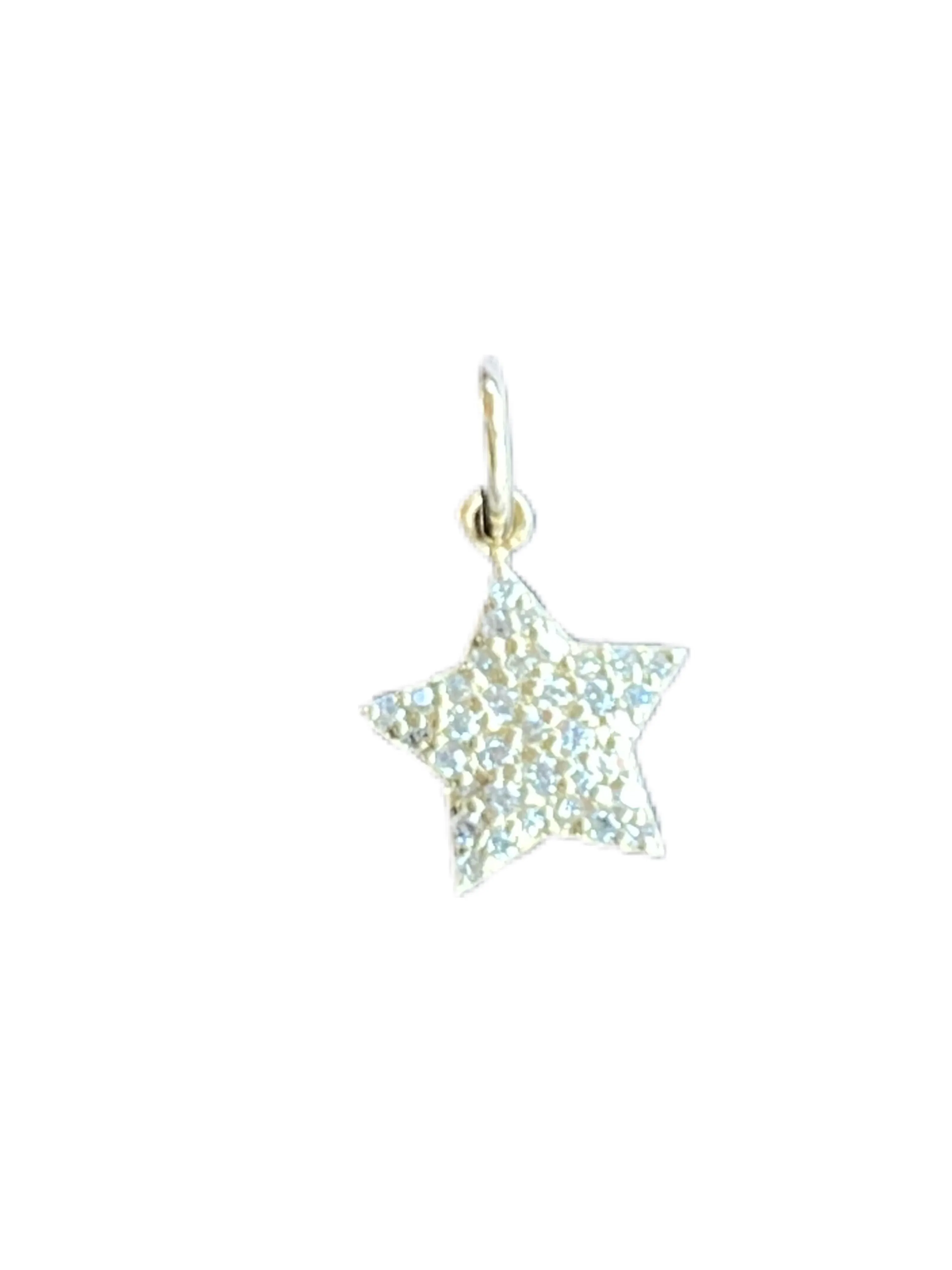 S.Row Designs 14K and Diamond Star Pendant