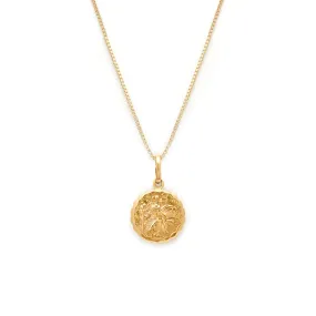 St Christopher Necklace | Gold