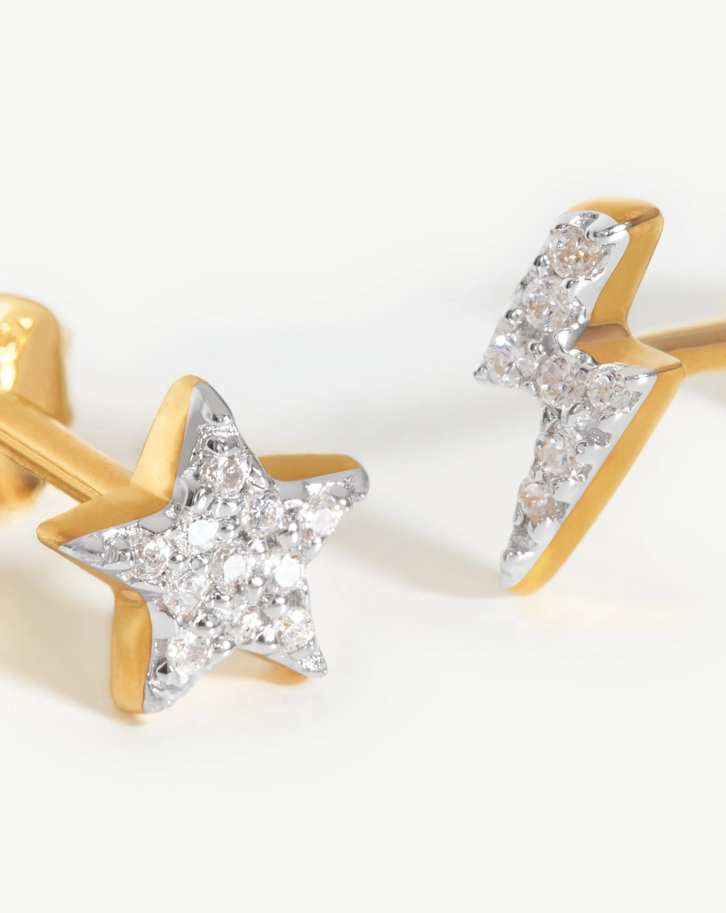 Star Struck Pave Stud Pair