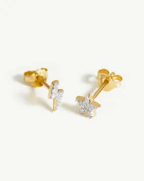 Star Struck Pave Stud Pair