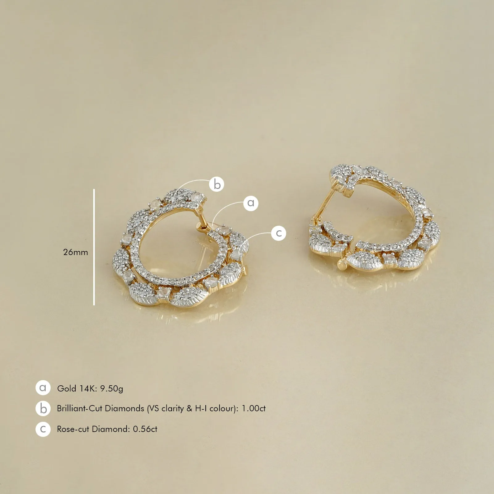 Taj Halo Earrings