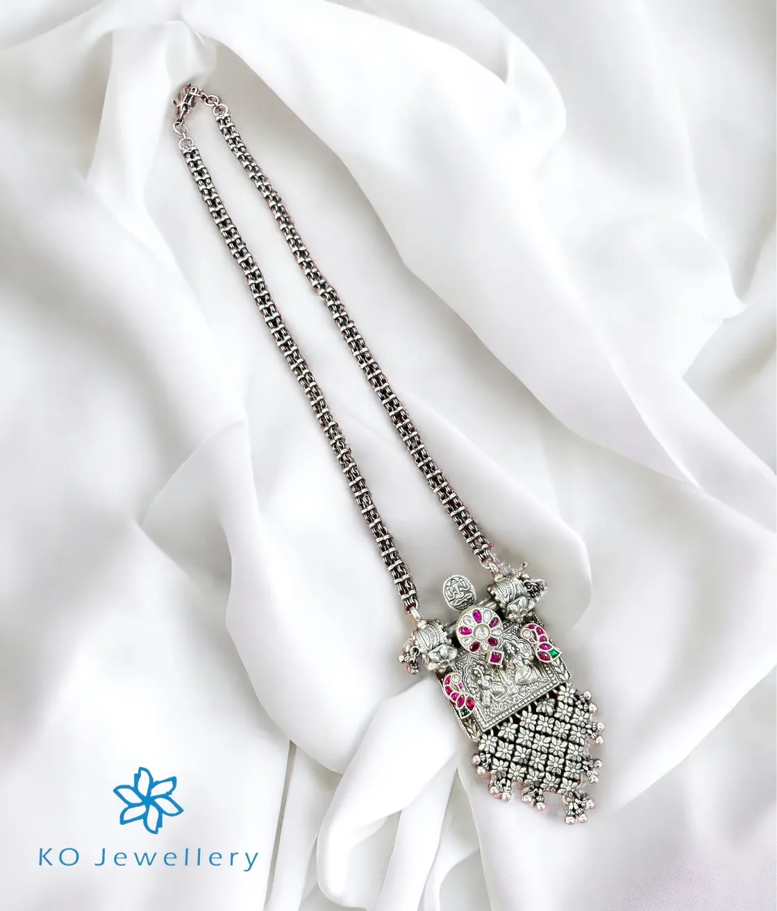 The Kushi Silver Antique Necklace