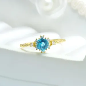 Topaz Vintage Stacking Ring