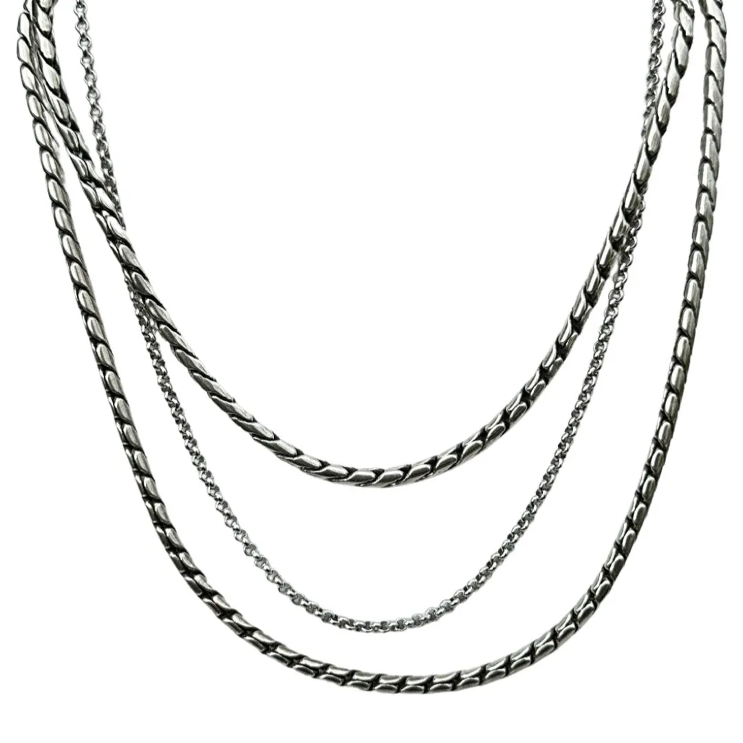 TRA-LA-RA TRIO THREE LAYERED NECKLACE