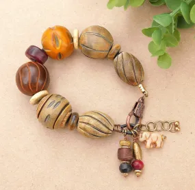 Tribal Inspired Earthtone Bracelet