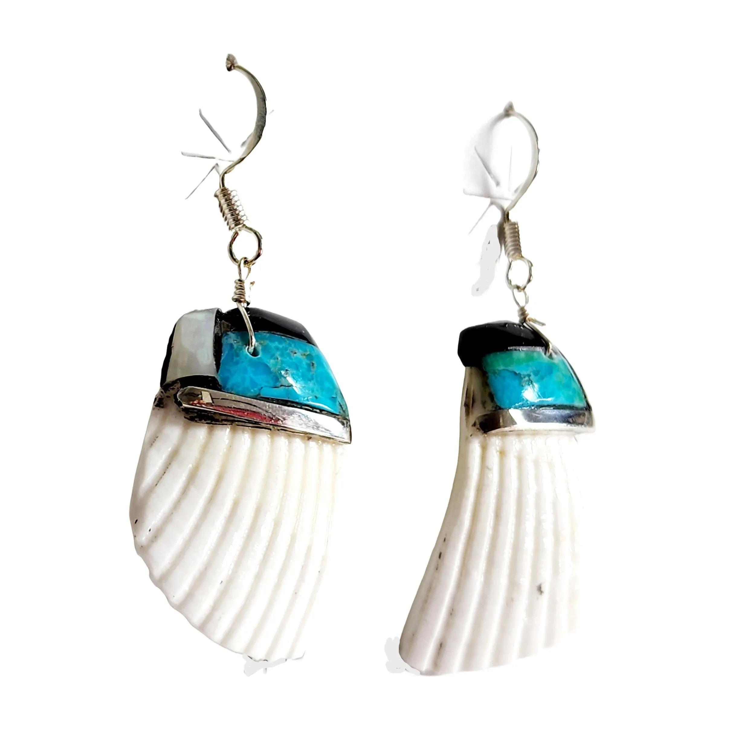 Turquoise & Shell Earrings