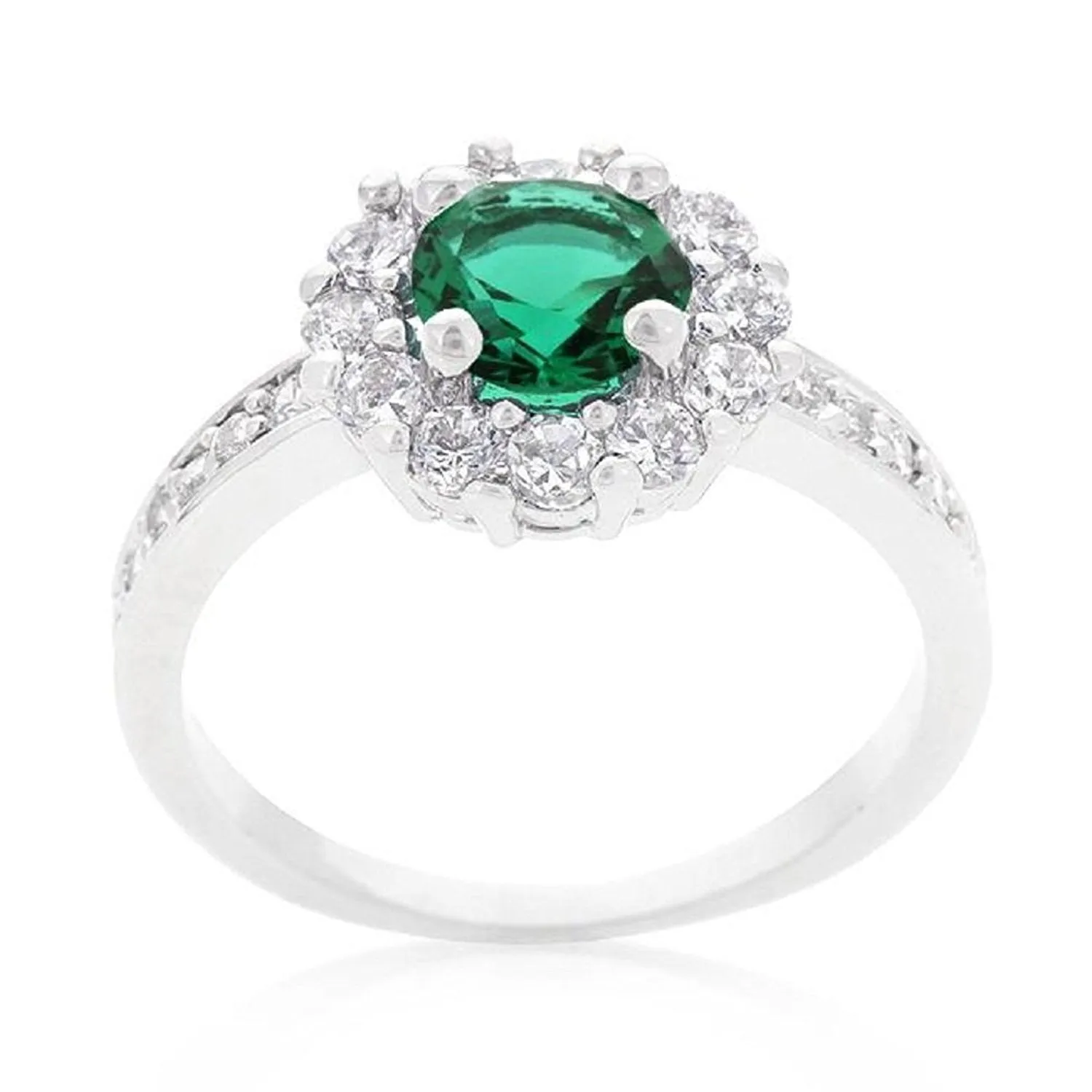 WildKlass Birthstone Engagement Ring in Green