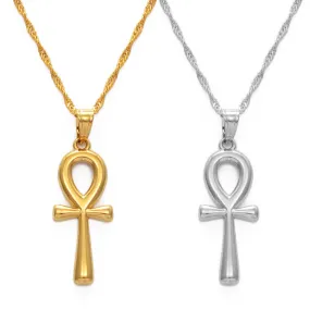 Women's Egyptian Ankh Cross Pendant Necklace